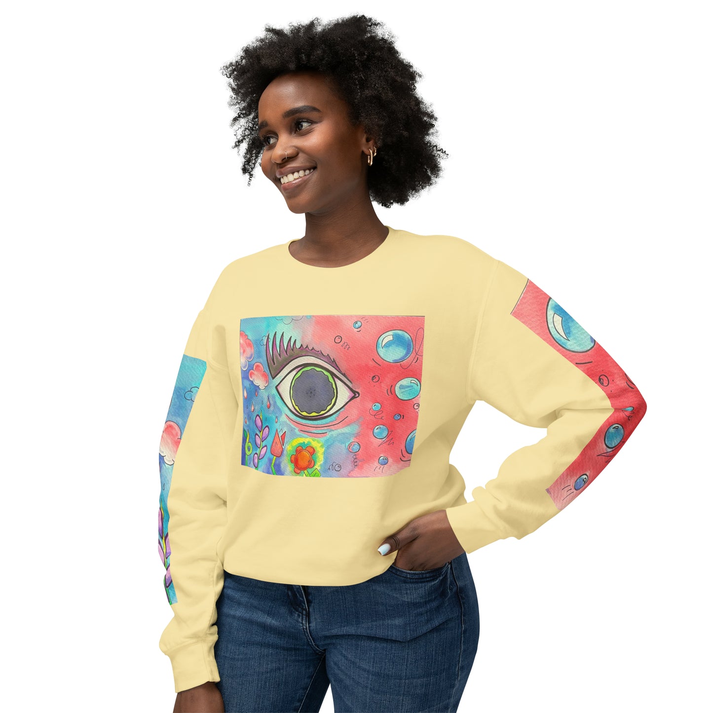 Unisex Lightweight Crewneck Sweatshirt