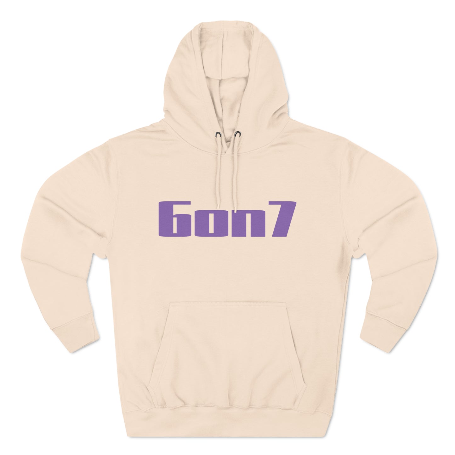 Three-Panel Fleece Hoodie