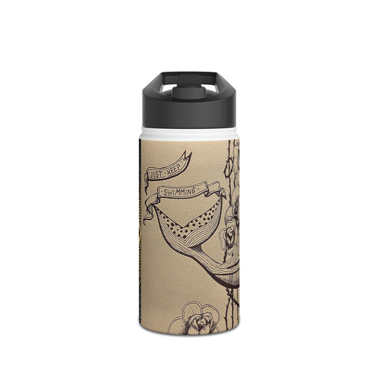 Stainless Steel Water Bottle, Standard Lid