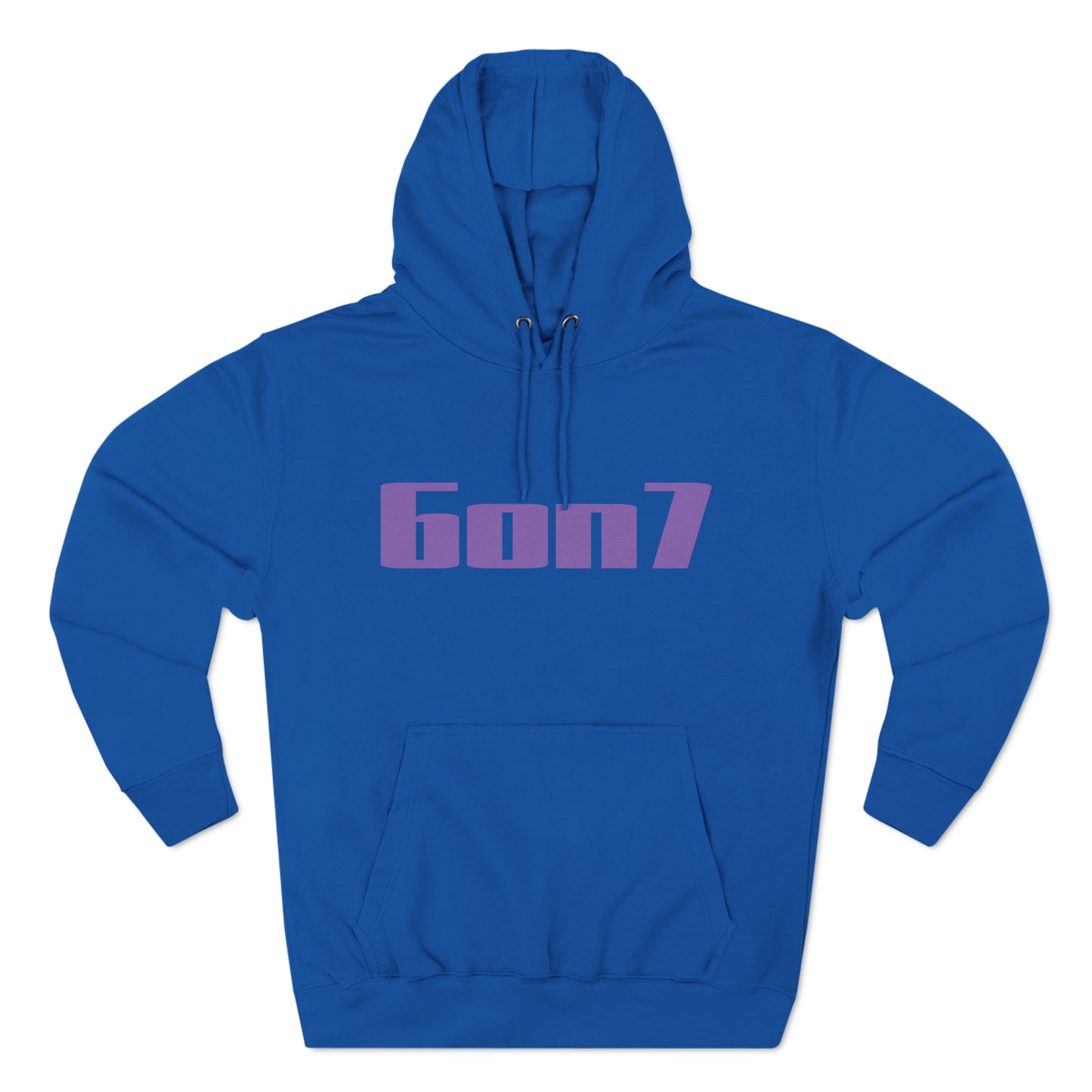 Three-Panel Fleece Hoodie