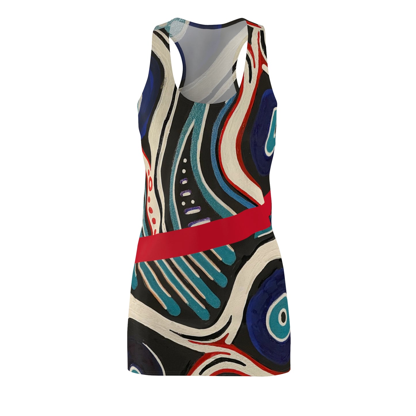 Women's Cut & Sew Racerback Dress (AOP)