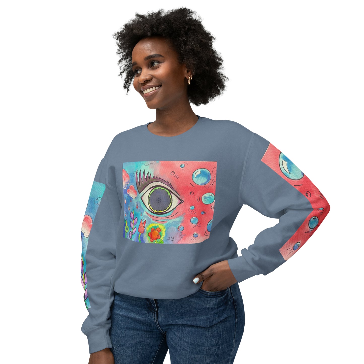 Unisex Lightweight Crewneck Sweatshirt