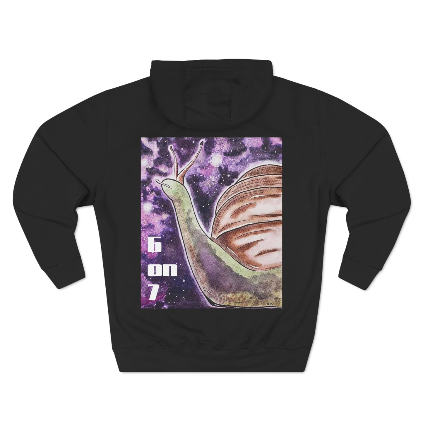 Three-Panel Fleece Hoodie