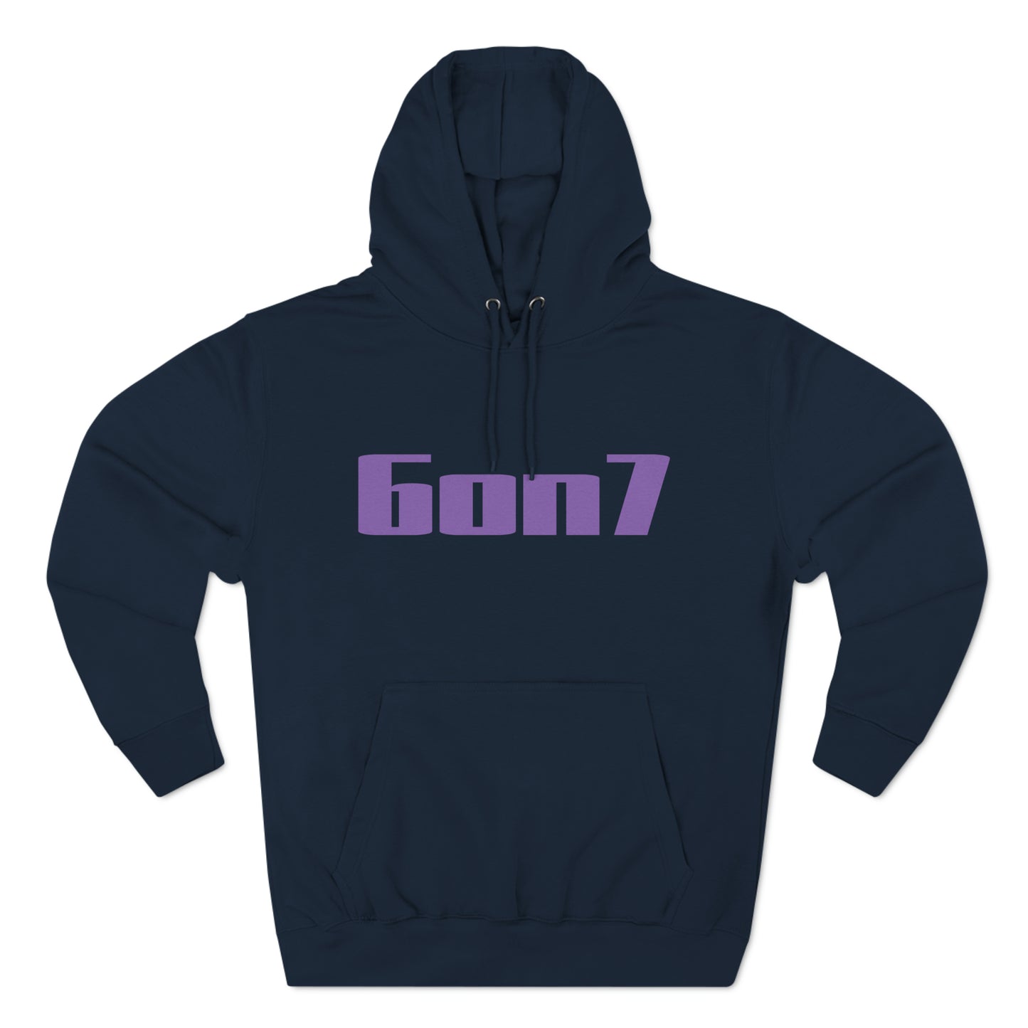 Three-Panel Fleece Hoodie