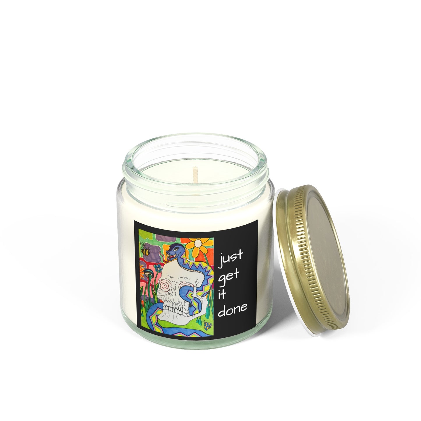 Scented Coconut Apricot Candles (4oz, 9oz)