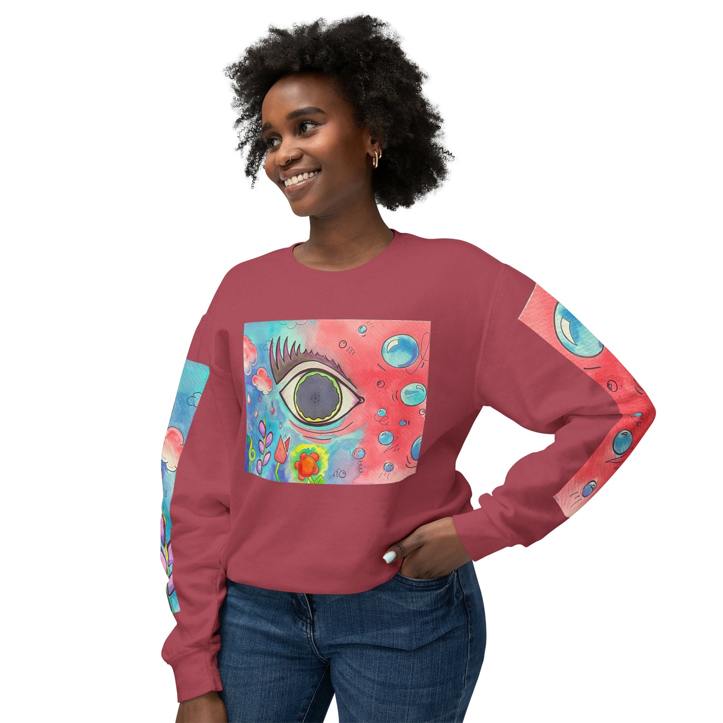 Unisex Lightweight Crewneck Sweatshirt