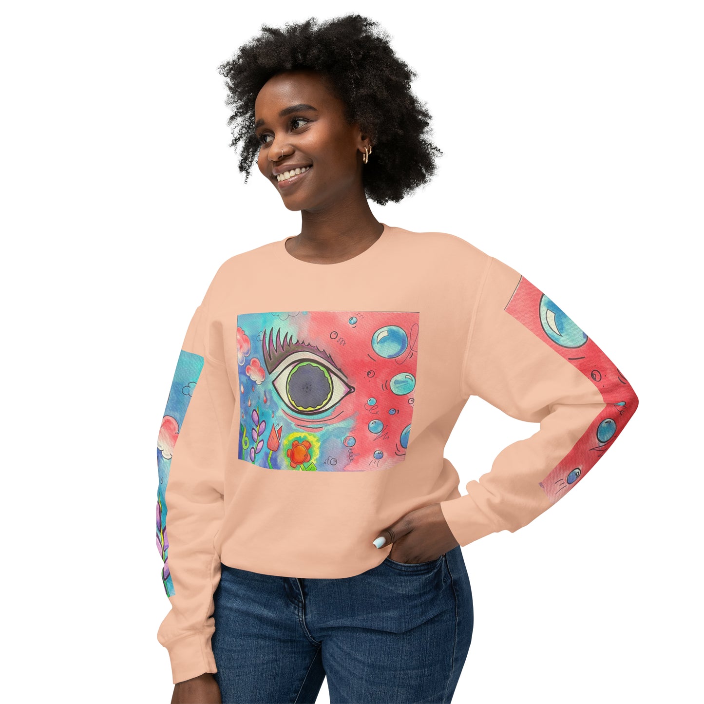 Unisex Lightweight Crewneck Sweatshirt