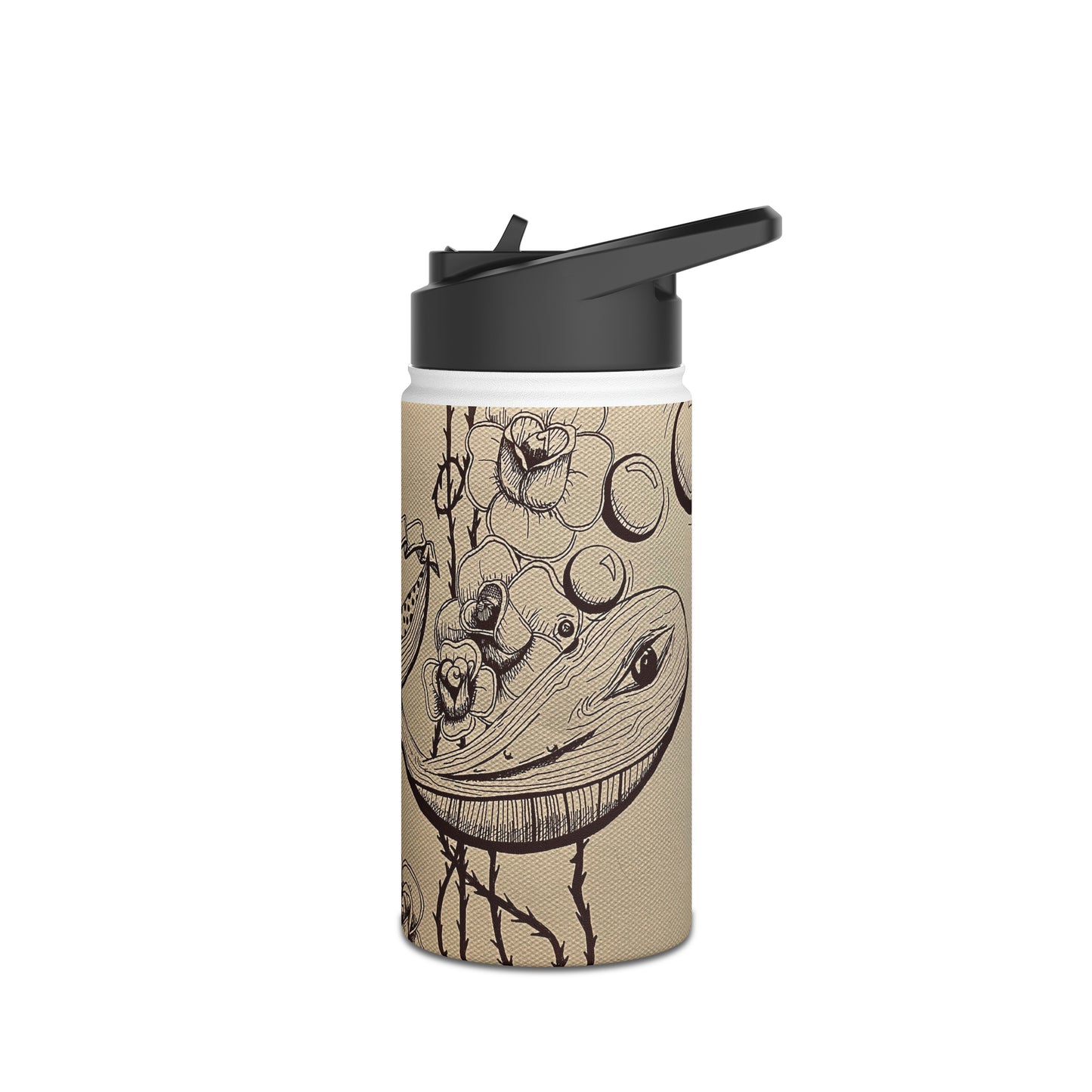 Stainless Steel Water Bottle, Standard Lid